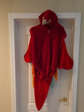 Plush Red Parrot Bird Halloween Costume XL 7 8
